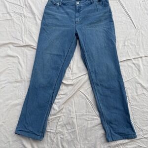 J Jill Womens 14 Regular Tried & True Fit Straight Leg Denim High Rise Jeans